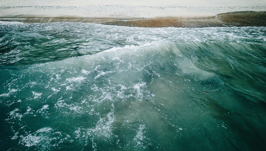 Aearial Sea Waves Photography